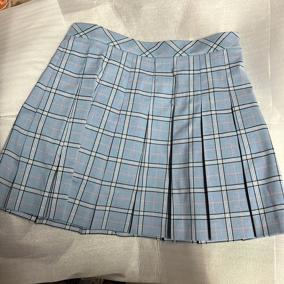 Check pleated mini skirt M - Picture 5 of 7